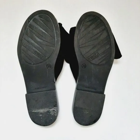 MIISTA London Valerie Sandal Bow Black Sz 36 / US 5.5