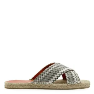 MISSONI CHEVRON PRINT SANDALS