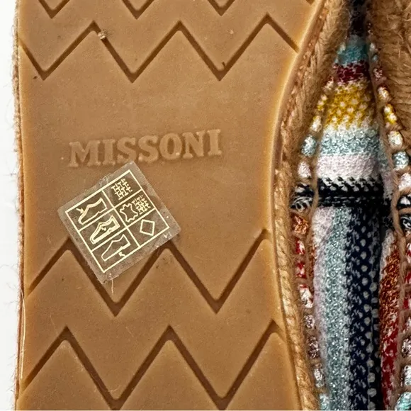 Missoni Colorful Striped Woman’s  Espadrilles