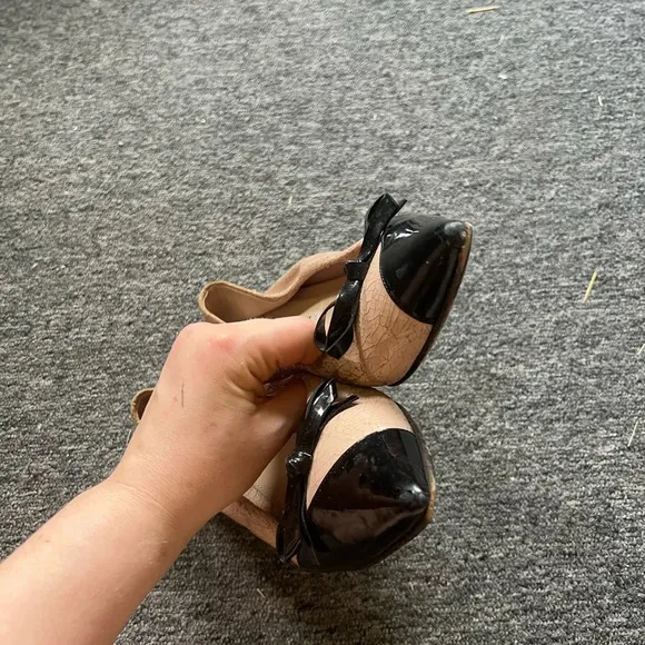 Miu Miu Pink Pointed Ballet Flats, size 38.5