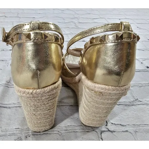 Mix No. 6 Dreamm Gold Espadrilles WOMENS SIZE 7