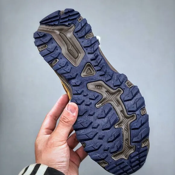 Mizuno Brown Mesh Sneakers