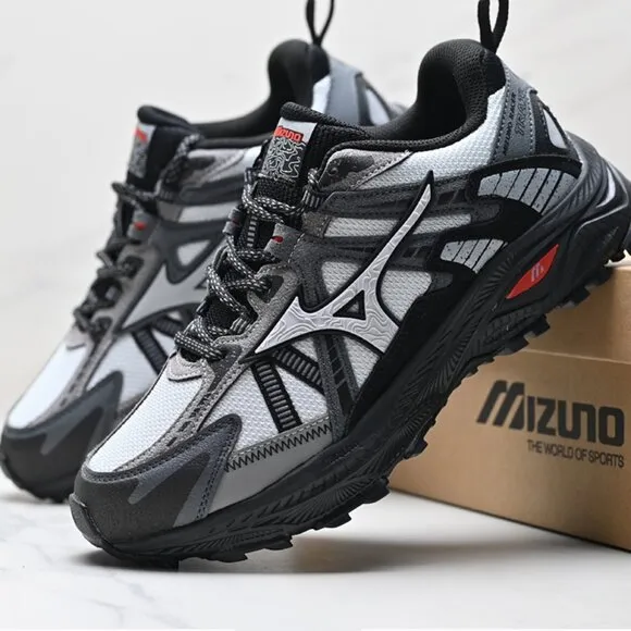 Mizuno Morelia Grey Suede Sneakers