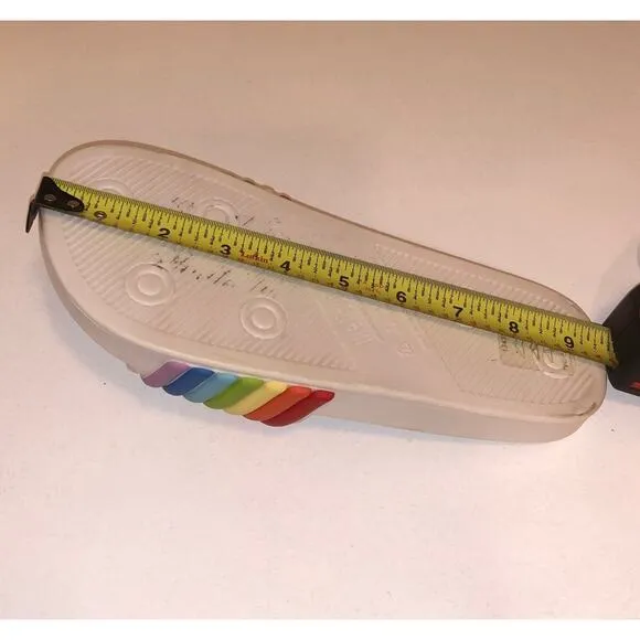 MLSA Melissa Rainbow Beach Slides NEW! Size 7, 38 EUR S102