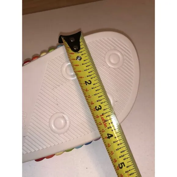 MLSA Melissa Rainbow Beach Slides NEW! US 8, EUR 39 S104
