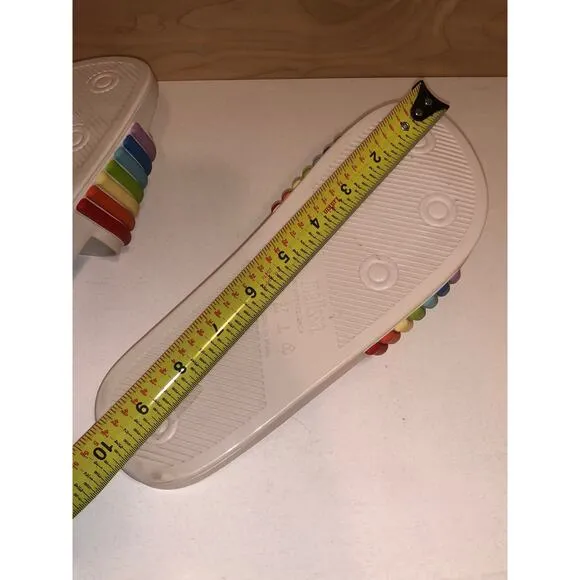 MLSA Melissa Rainbow Beach Slides NEW! US 8, EUR 39 S104