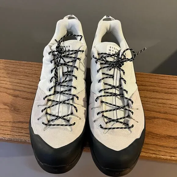 MM6 Maison Margiela x Salomon Men's Mesh Sneakers Vanilla Ice Size 12.5