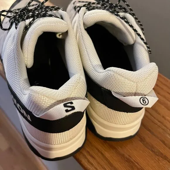 MM6 Maison Margiela x Salomon Men's Mesh Sneakers Vanilla Ice Size 12.5