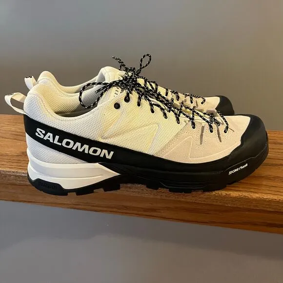 MM6 Maison Margiela x Salomon Men's Mesh Sneakers Vanilla Ice Size 12.5