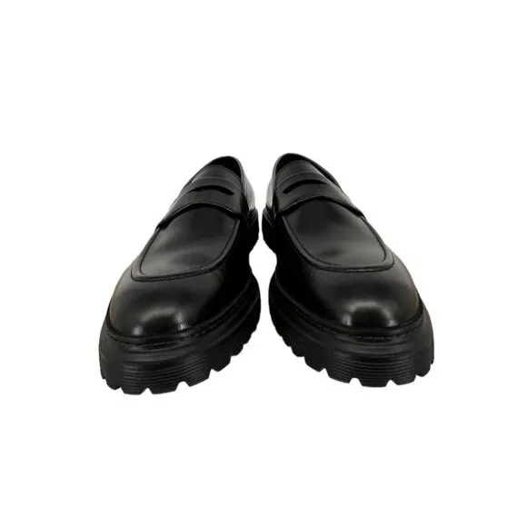 Moral Code Men’s Leather Jaxon Casual Loafers- Black- Size 11  NIB