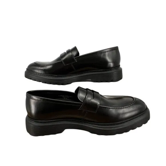 Moral Code Men’s Leather Jaxon Casual Loafers- Black- Size 11  NIB