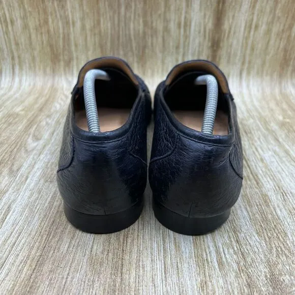 Moreschi Penny Loafers Men's Size 11.5 D Black Leather‎ Slip On Casual Shoes