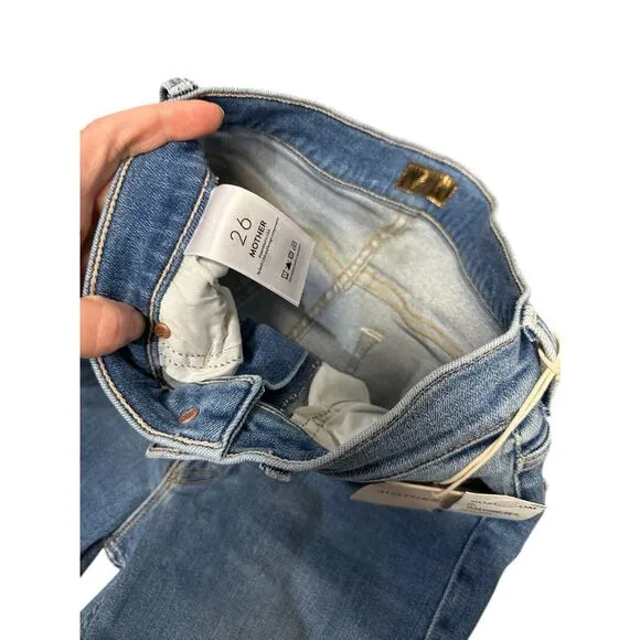 MOTHER High-Waist Rider Ankle Fray Jeans – Party Like a Pirate