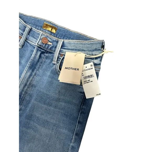 MOTHER High-Waist Rider Ankle Fray Jeans – Party Like a Pirate