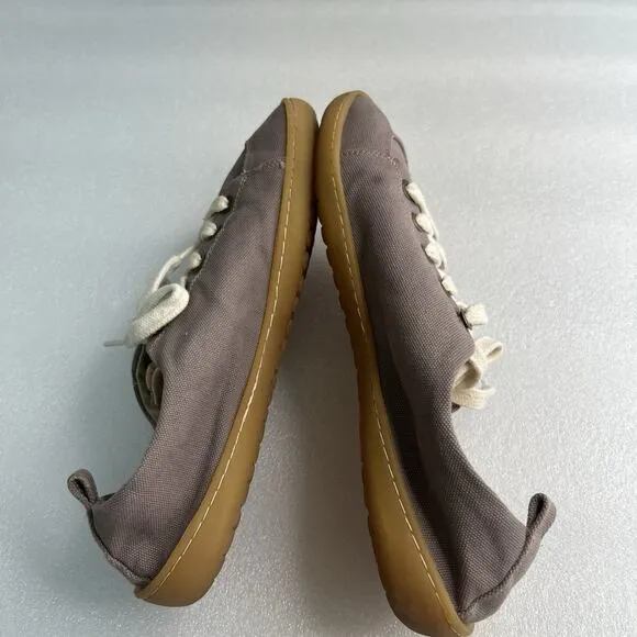 Mukishoes Sneakers Linen EU 39 Thyme Lace up Barefoot Womens Comfort Flats Shoes