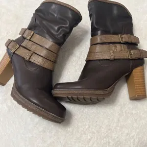 MUK LUKS Skylynn women's high heel ankle boots