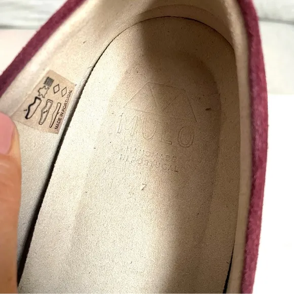 Mulo Mens Suede Espadrilles Casual Slip On Loafer Shoes In Burgundy Red Size 7