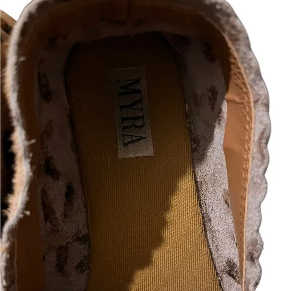 Myra Women’s Leopard Print Cowhide Flats