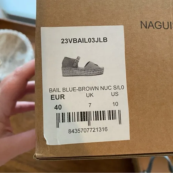 Naguisa Bail Flatform Espadrilles