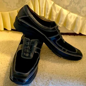NATURALIZER SESTO MEUCCI WOMENS LEATHER LOAFERS