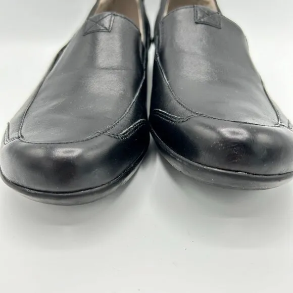 Naturalizer Women's Channing Black Leather Loafers Size 8N