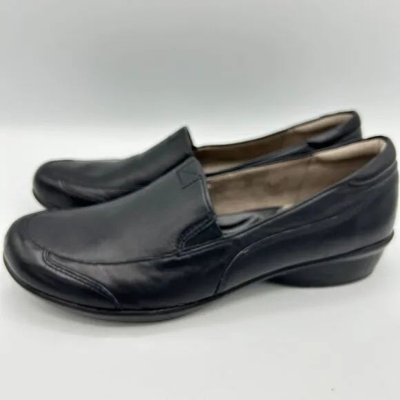 Naturalizer Women's Channing Black Leather Loafers Size 8N