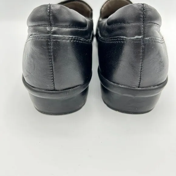 Naturalizer Women's Channing Black Leather Loafers Size 8N