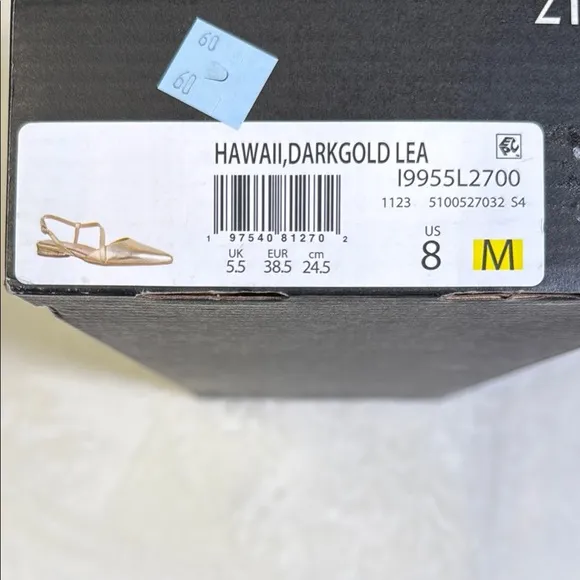 Naturalizer Women's Hawaii Slingback Flat- 8M