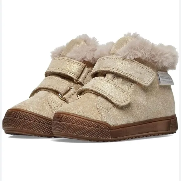 Naturino Dellen Glitter Faux Fur Lined Boots Booties