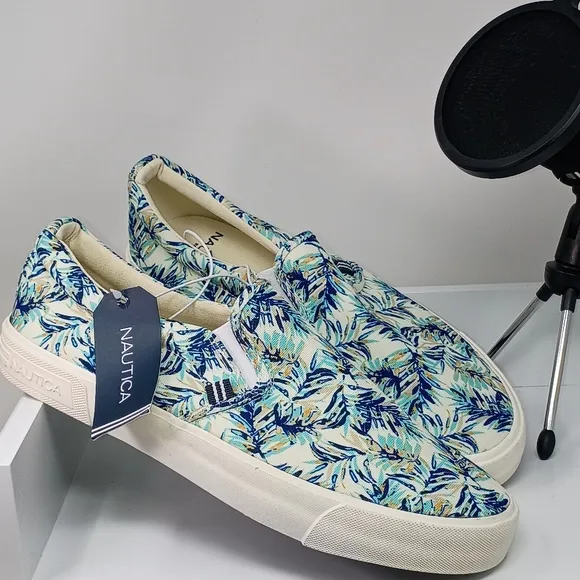Nautica Floral Slip-On Sneakers