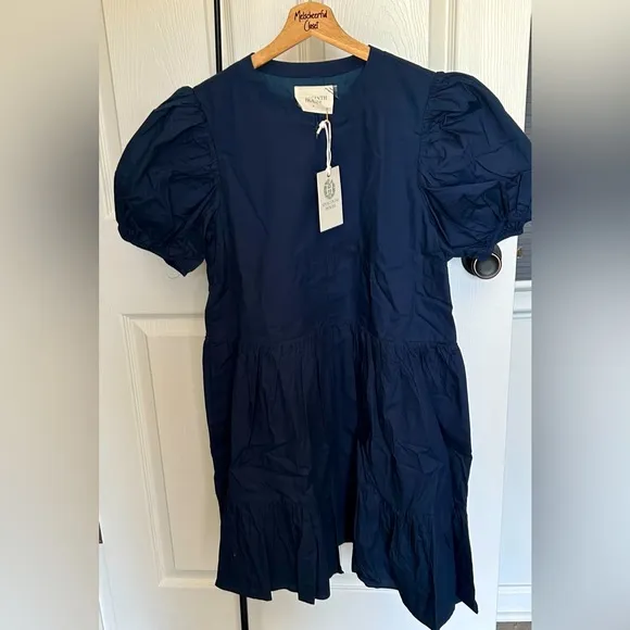 Navy Zipper Mini Ellie DressHYACINTH HOUSE
