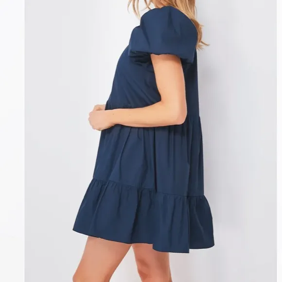 Navy Zipper Mini Ellie DressHYACINTH HOUSE
