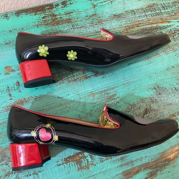 Neefs Vegan Leather Heart Loafers