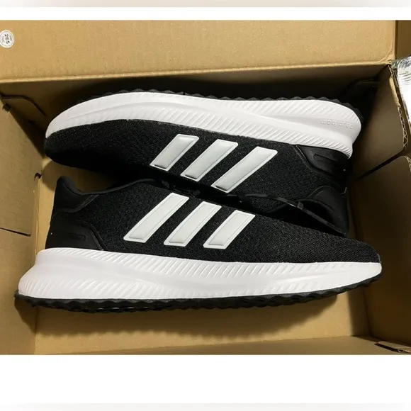 NEW adidas Men's X_PLR Path Sneaker, Black/White/Black, 12