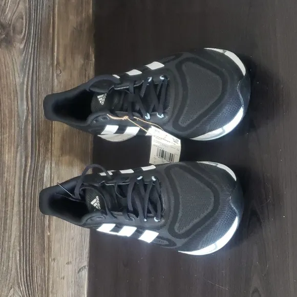 New Adidas Supernova Black White Running Sneakers
