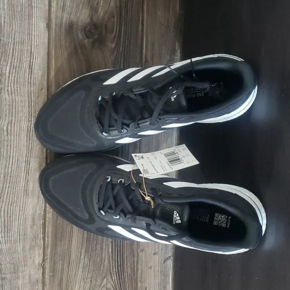 New Adidas Supernova Black White Running Sneakers