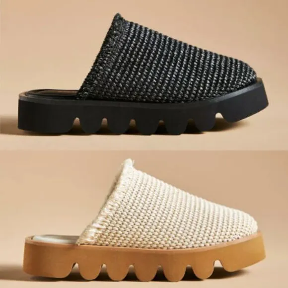 NEW ALL BLACK Raffy Round Lugg Flats black for women 764tn