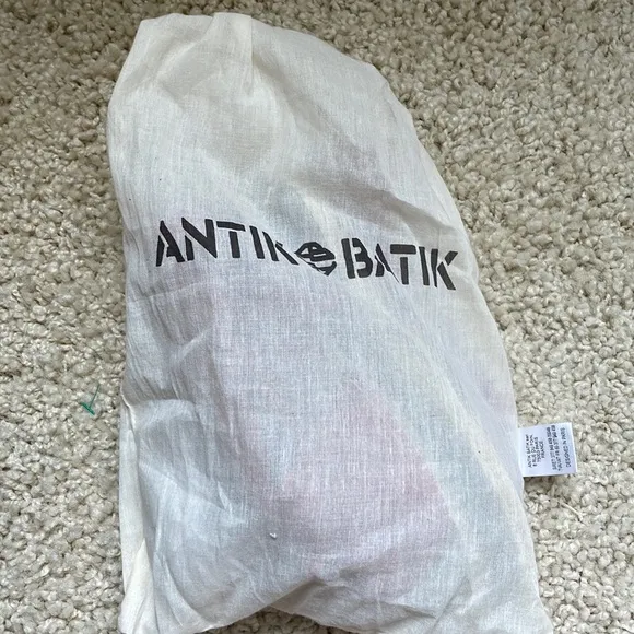 NEW Antik Batik Tori designed in Paris red raffia ankle wrap espadrilles
