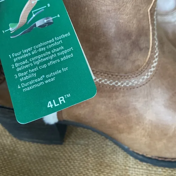 NEW Ariat Darlin Fleece Lined Sandstorm Leather Cowboy Boots