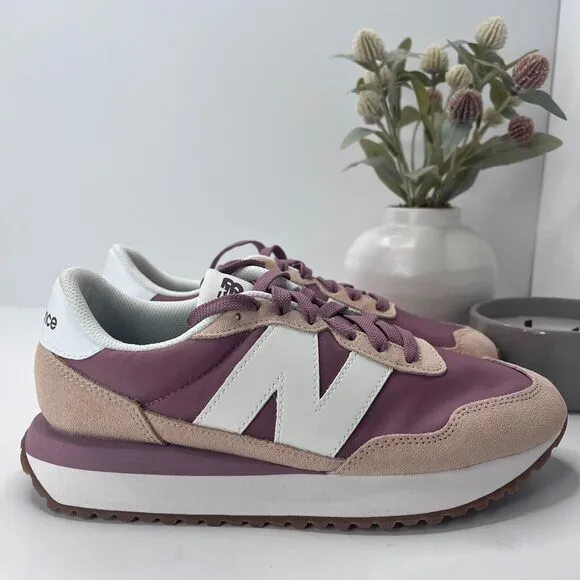 New Balance 237V1 Retro Sneakers Dark Vintage Rose/Rosewood Women's 9.5B NWOB