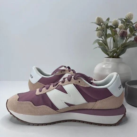New Balance 237V1 Retro Sneakers Dark Vintage Rose/Rosewood Women's 9.5B NWOB