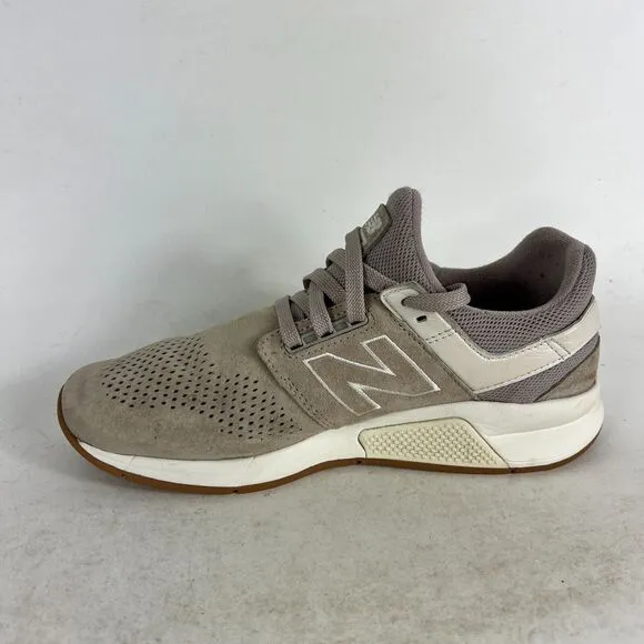 New Balance 247 Rev Lite Sneakers Womens 8.5 Beige Lace Up Running Shoes WS247PA