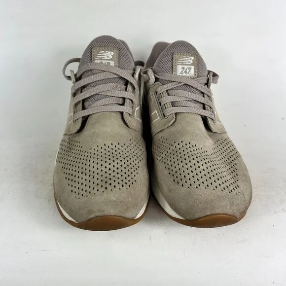 New Balance 247 Rev Lite Sneakers Womens 8.5 Beige Lace Up Running Shoes WS247PA