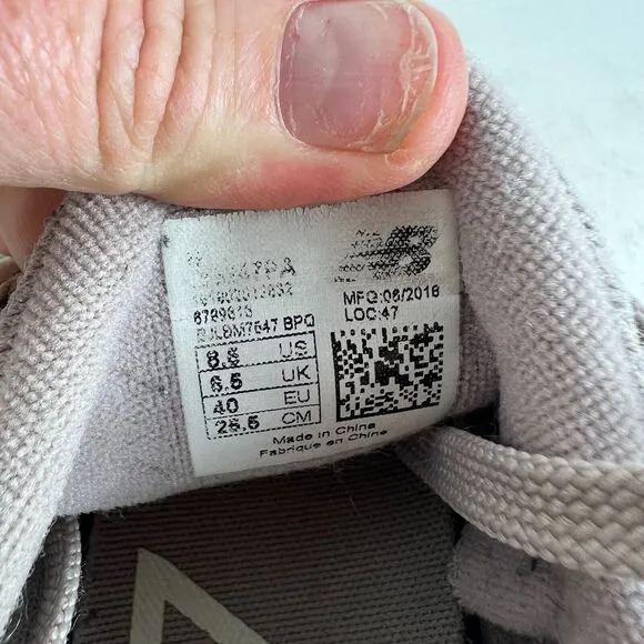 New Balance 247 Rev Lite Sneakers Womens 8.5 Beige Lace Up Running Shoes WS247PA
