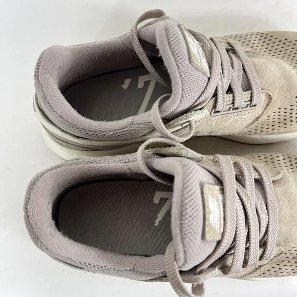 New Balance 247 Rev Lite Sneakers Womens 8.5 Beige Lace Up Running Shoes WS247PA