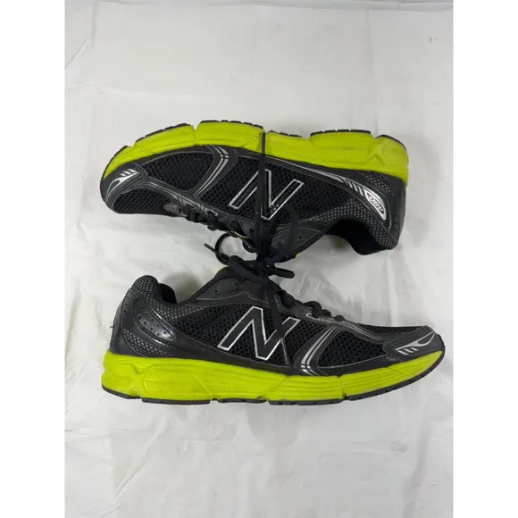 New Balance 480 V3 Black and Green Mesh Sneakers Men's Size 8.5