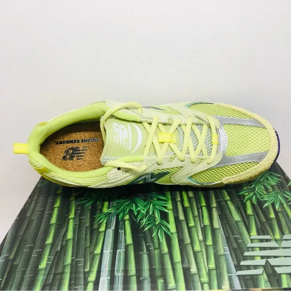New Balance 530 Salehe Bembury MR530PR Yellow Green Men’s Sneaker 10 D - Medium