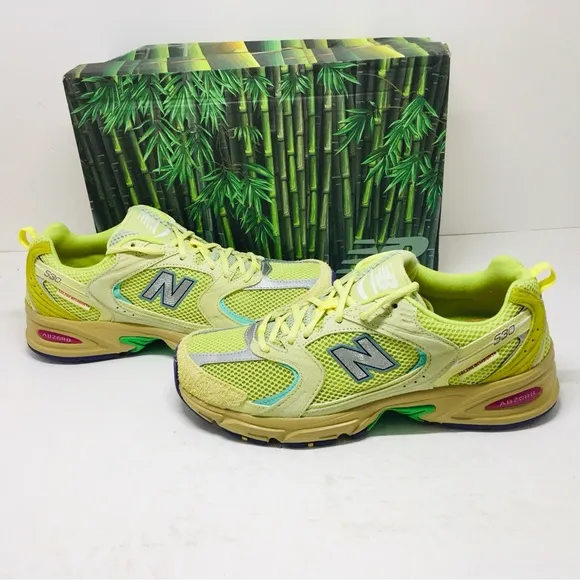 New Balance 530 Salehe Bembury MR530PR Yellow Green Men’s Sneaker 10 D - Medium