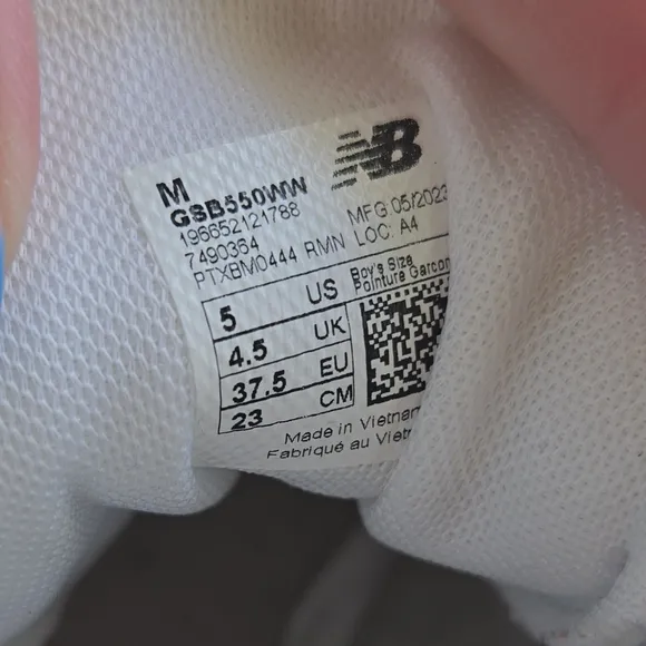 New Balance 550 White Sneakers