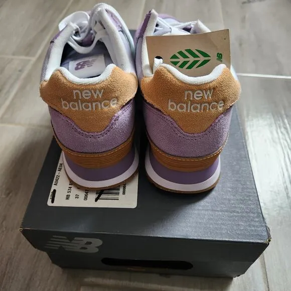 New Balance 574 lavender sneakers size 6